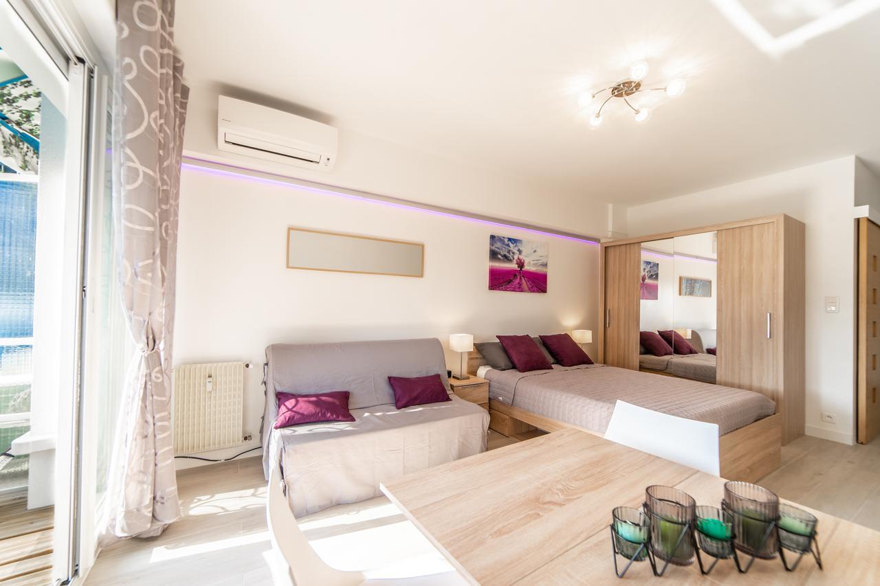 L'Ascot Appartement, Plages A 300M, Vue Hippodrome Cagnes-sur-Mer Eksteriør bilde