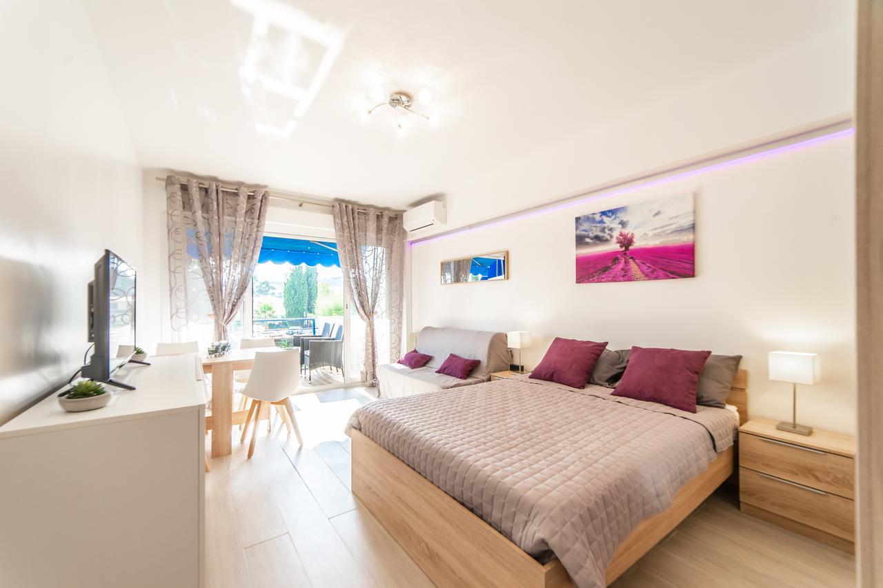 L'Ascot Appartement, Plages A 300M, Vue Hippodrome Cagnes-sur-Mer Eksteriør bilde